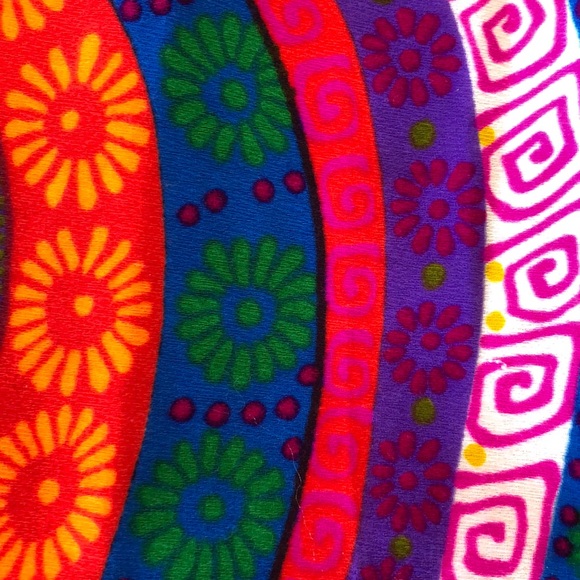 ❌Sold❌VINTAGE 60s Leslie Fay 5th Ave NYC GROOVY Wrap Tie Maxi Skirt Vivid Swirl - Picture 16 of 16